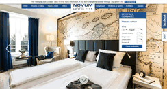 Desktop Screenshot of novum-hotel.de