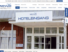 Tablet Screenshot of novum-hotel.de